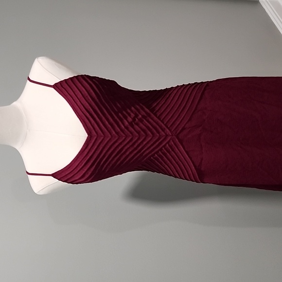 Tracy Reese Size 10 Burgundy Dress - Picture 3 of 16